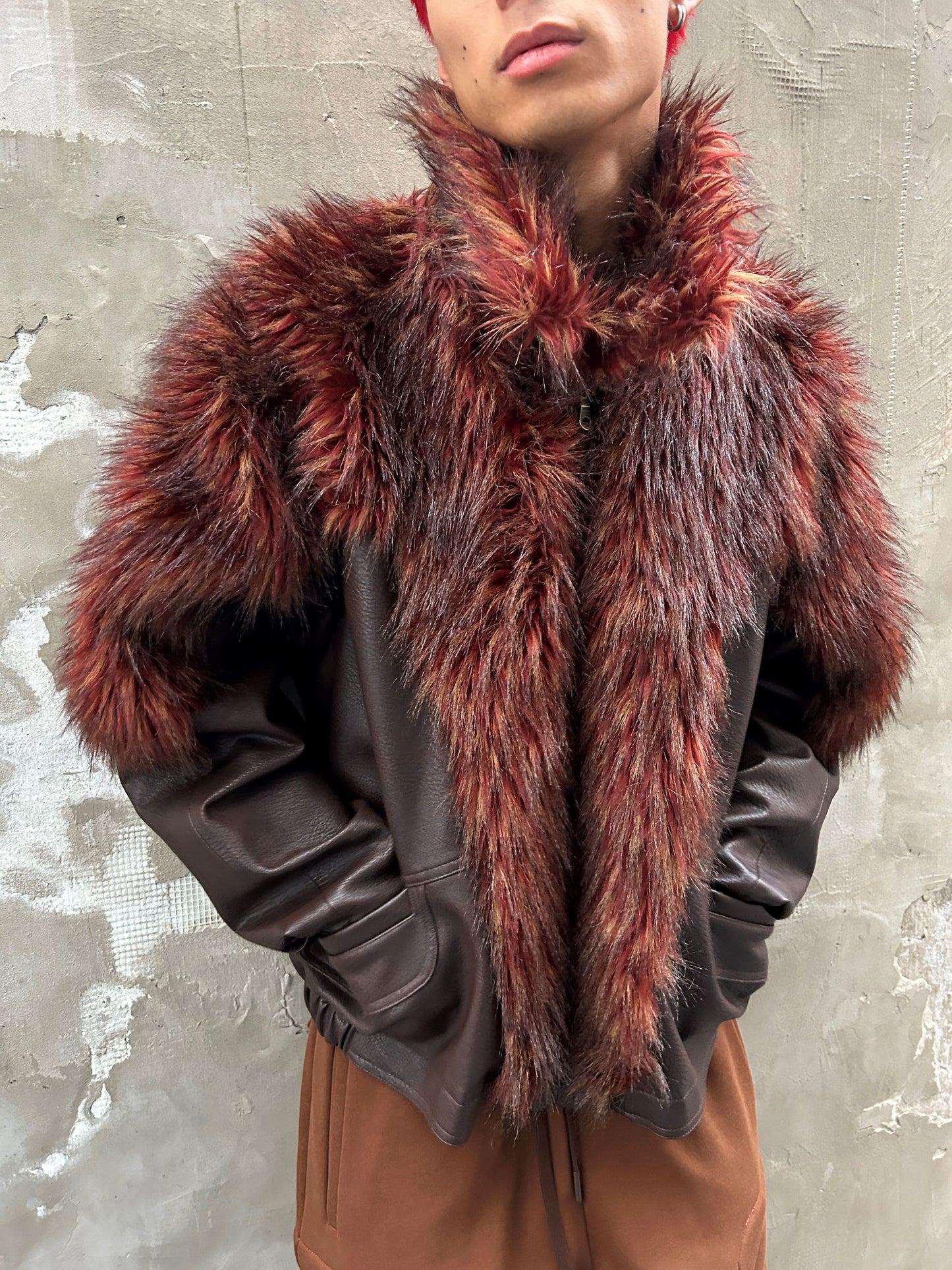 Fur Armor Leather Jacket