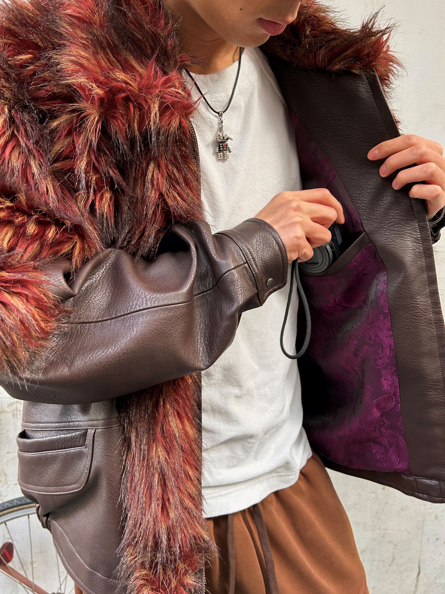 Fur Armor Leather Jacket
