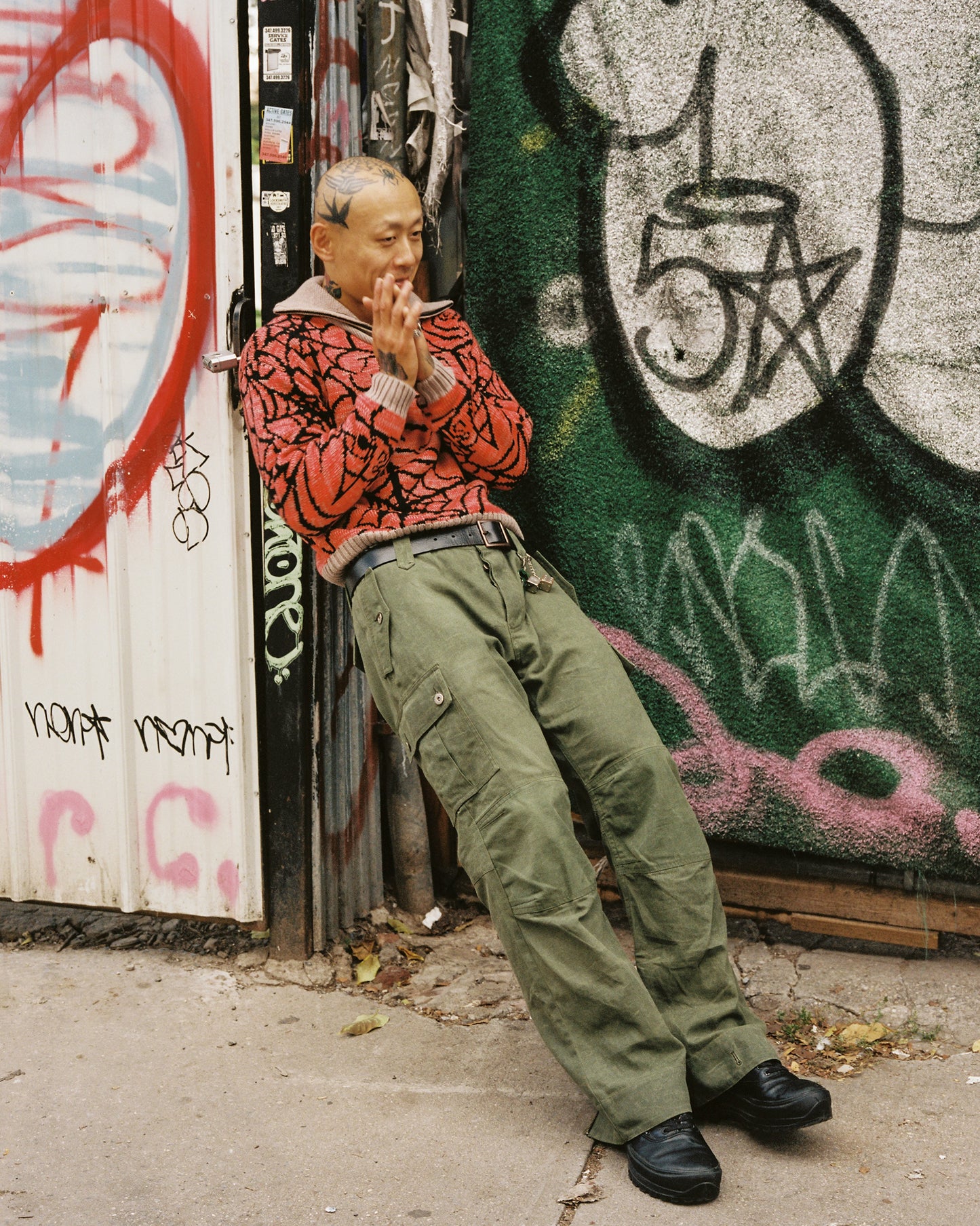 Wet Wax Work Pants