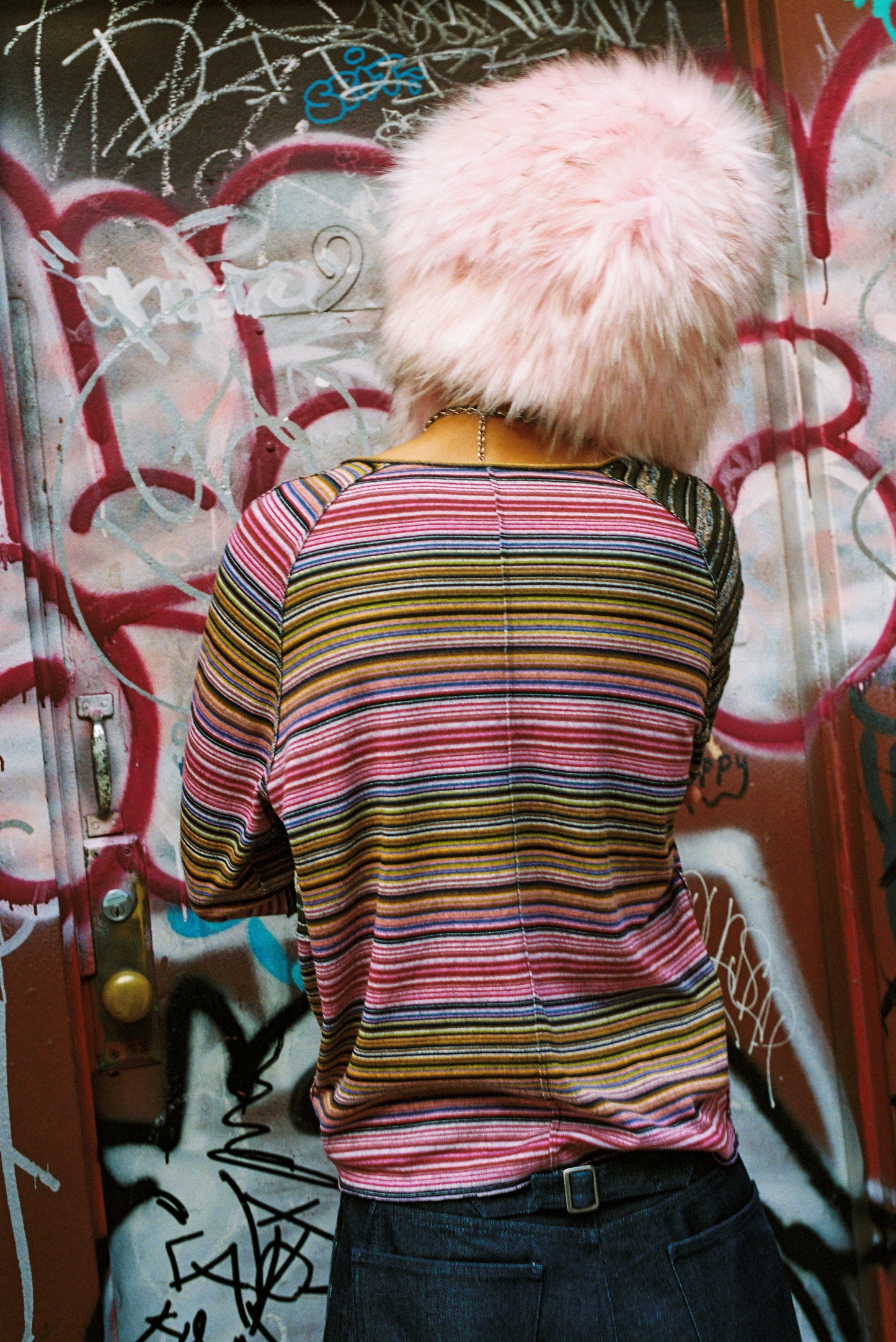 Irregular Striped Long Sleeve Tee