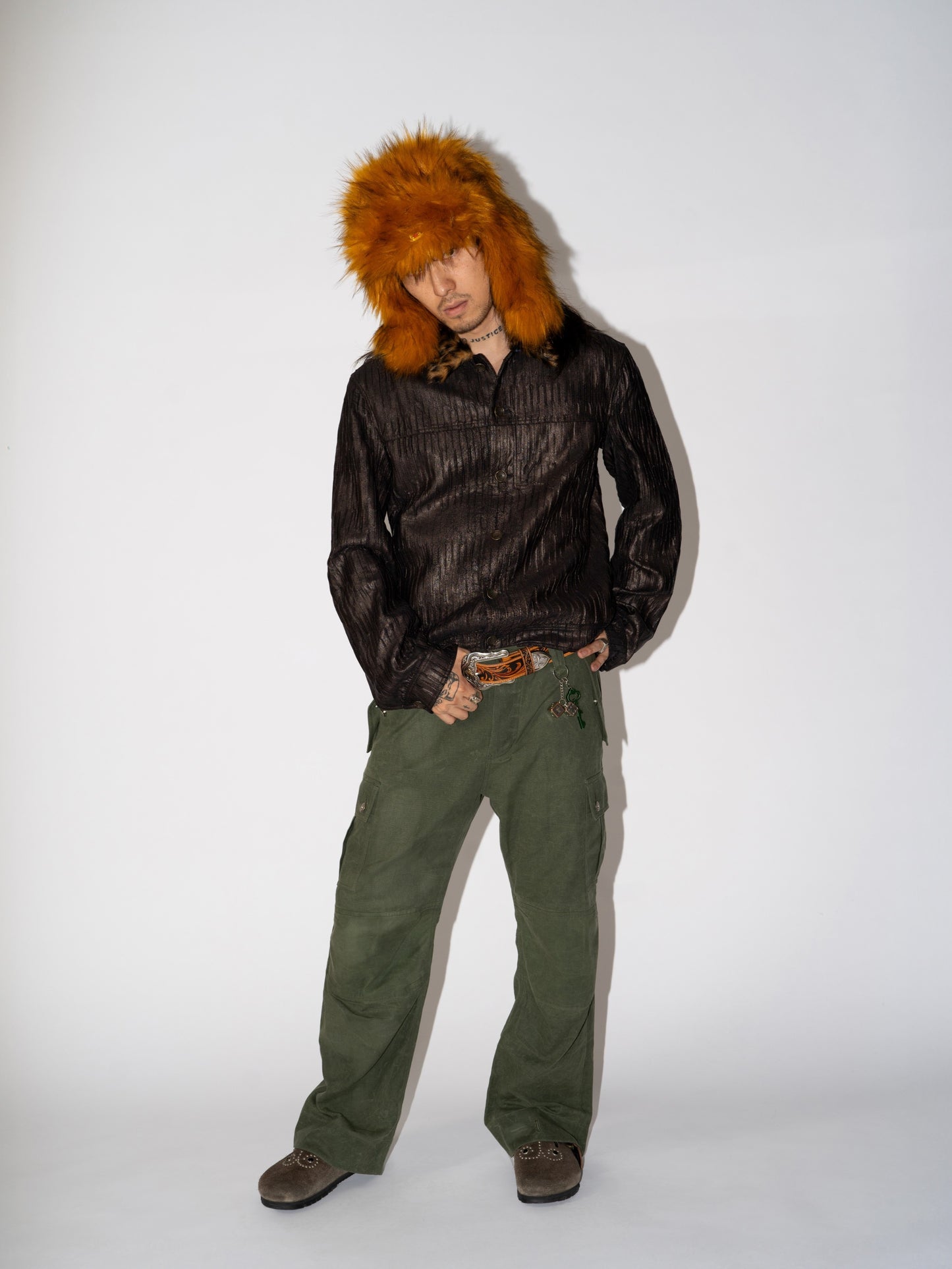 Wet Wax Work Pants