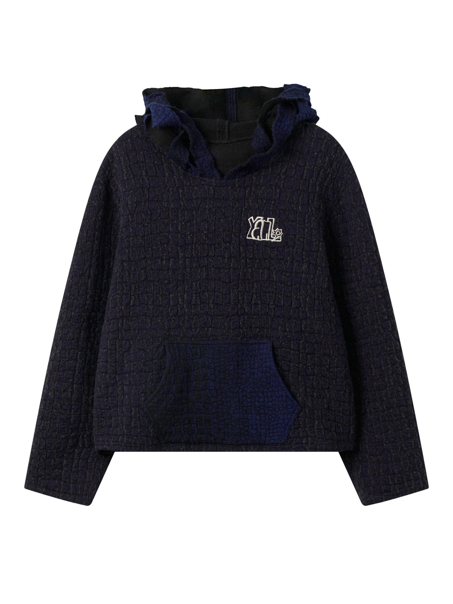 Braided Hood Wool Hoodie