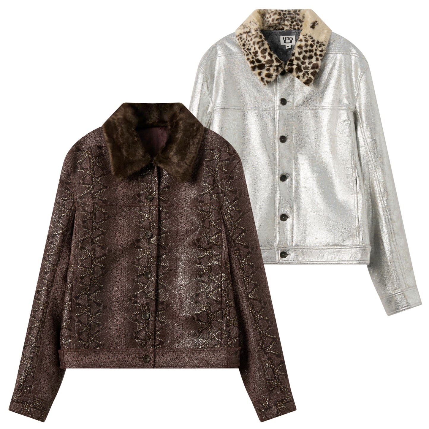Fur Collar Leather Work Jacket