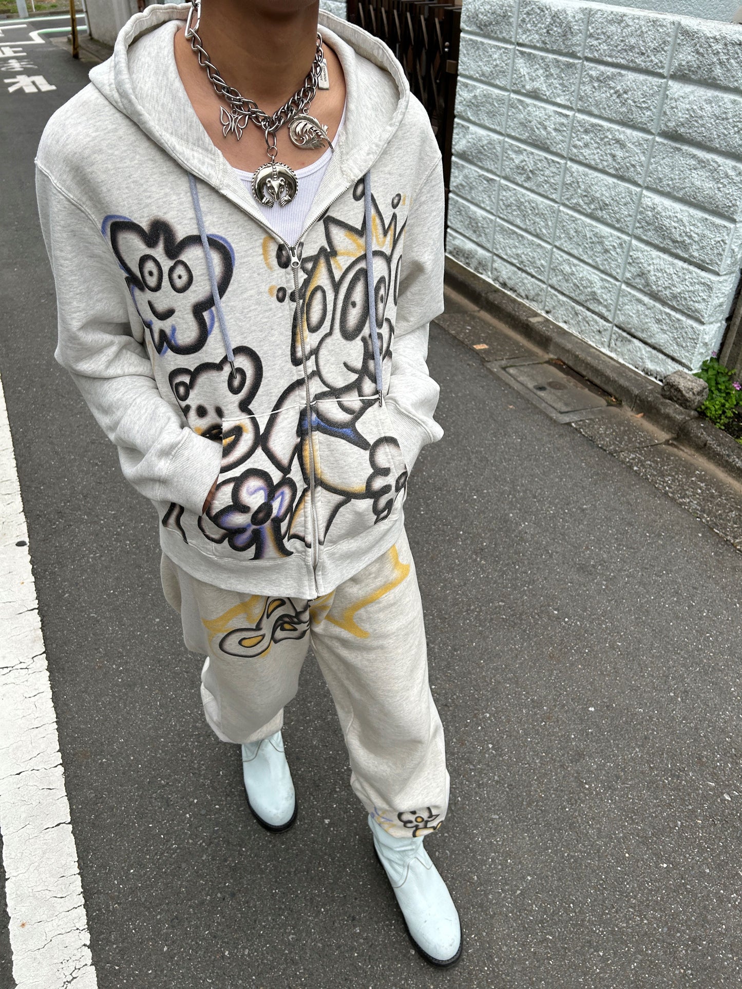 Flower Thief Zip-up Hoodie