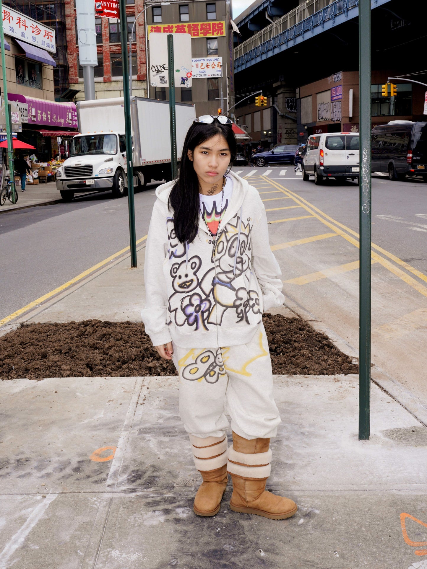 Flower Thief Zip-up Hoodie