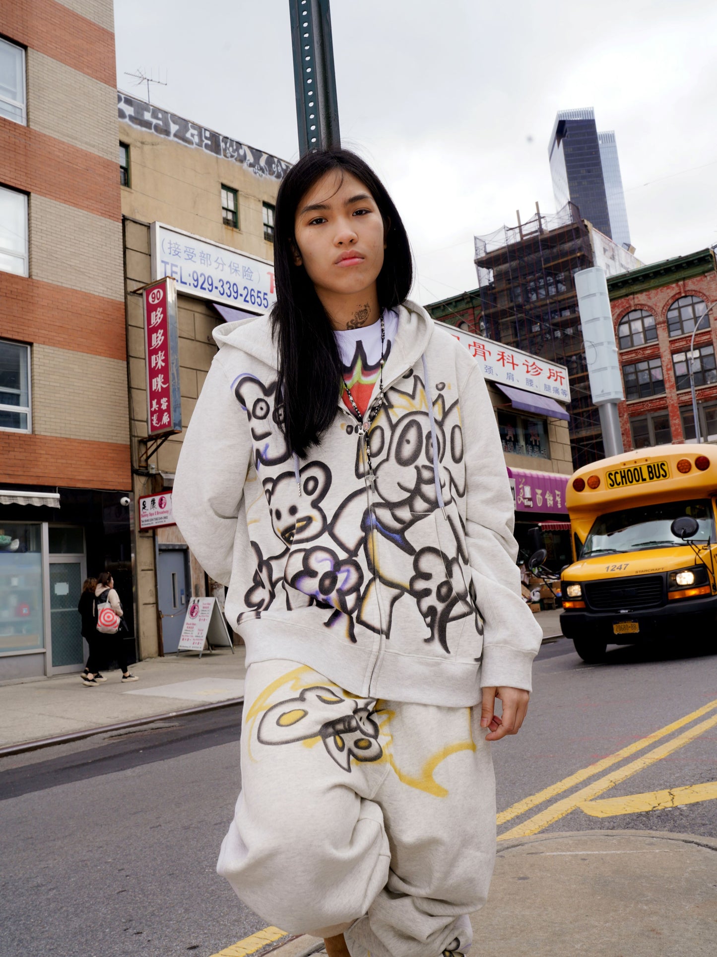 Flower Thief Zip-up Hoodie