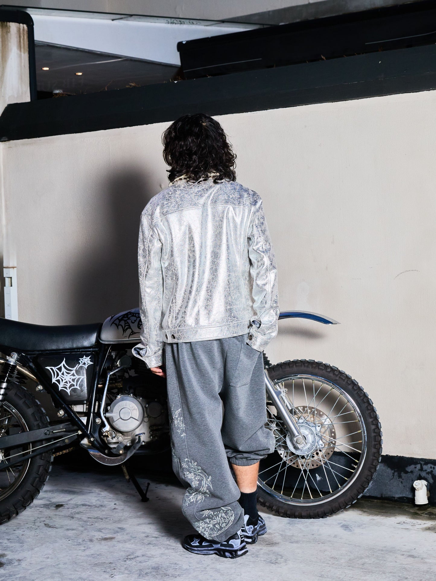 Fur Collar Leather Work Jacket