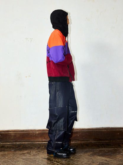 Okayama Metallic Thread Denim Cargo Pants
