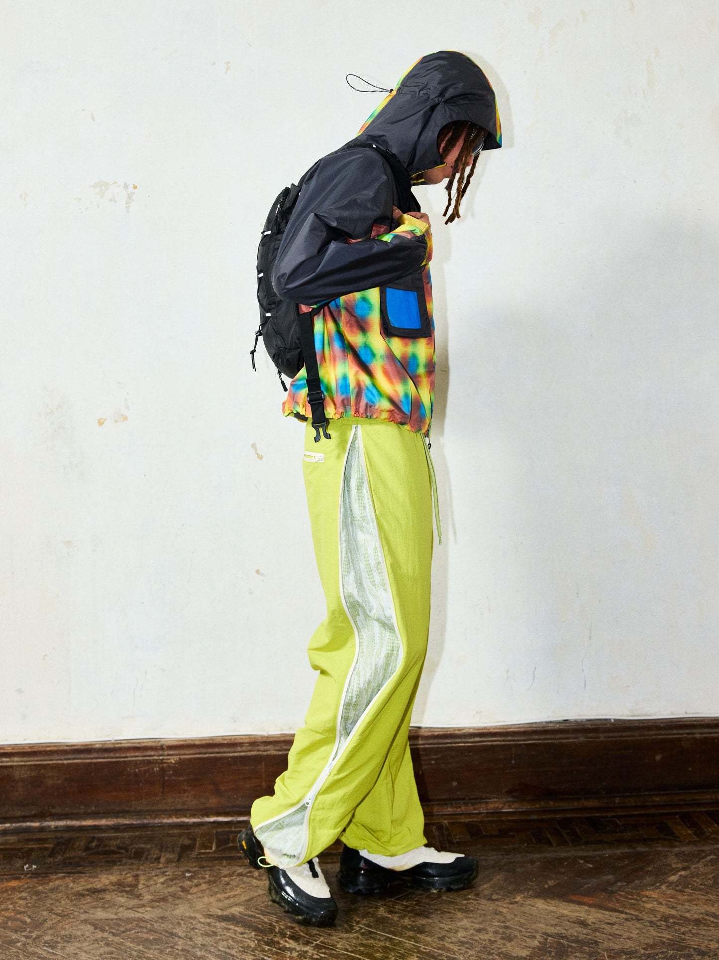 Neon Mesh Trackpants