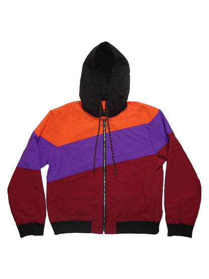 Diagonal Patchwork Jacket