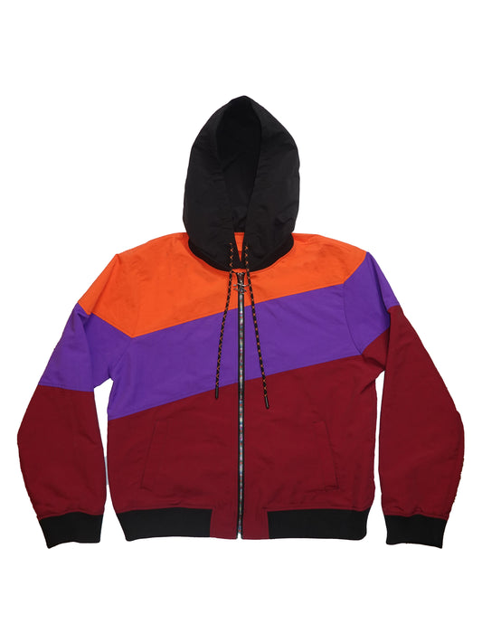 Diagonal Patchwork Jacket