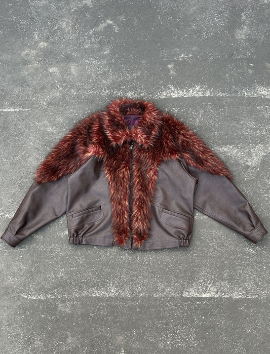 Fur Armor Leather Jacket