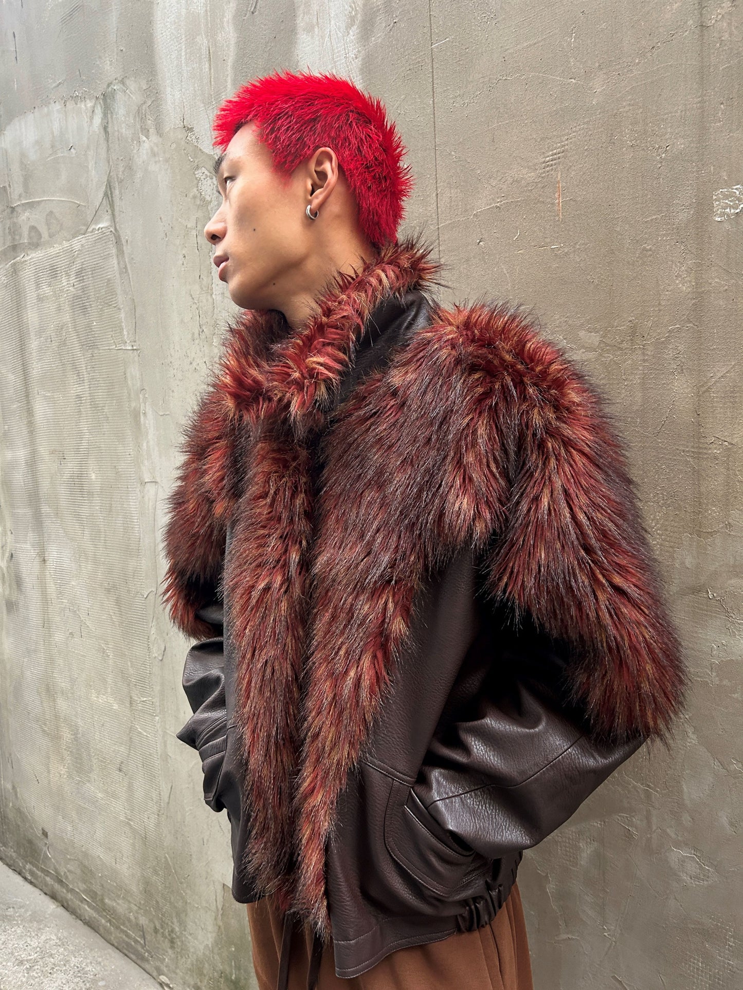 Fur Armor Leather Jacket