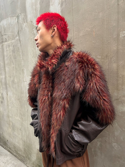 Fur Armor Leather Jacket