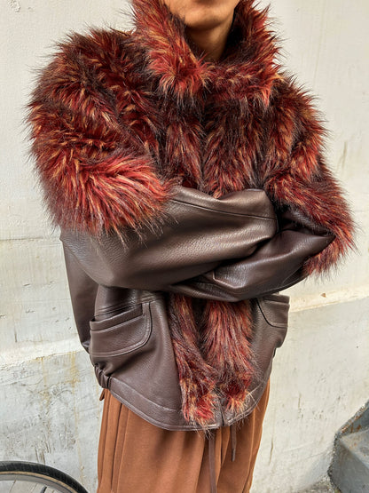 Fur Armor Leather Jacket