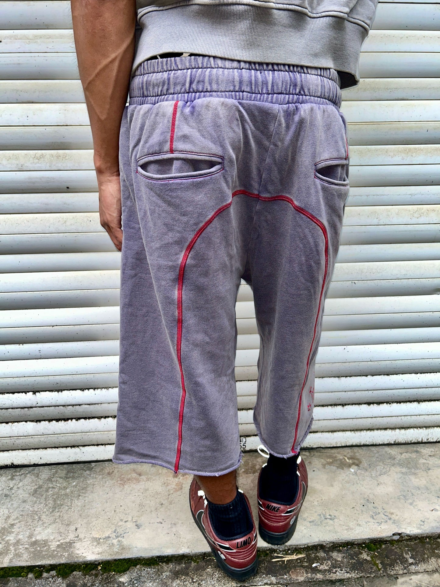 Star Long-Length Sweat Shorts