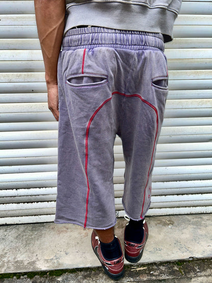 Star Long-Length Sweat Shorts