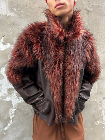 Fur Armor Leather Jacket