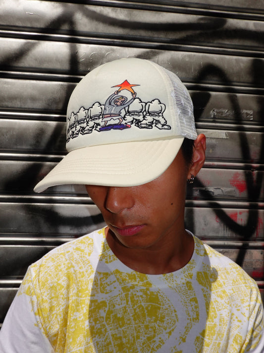 Seven-Man Reflective Trucker Cap