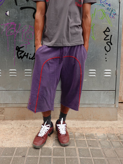 Star Long-Length Sweat Shorts