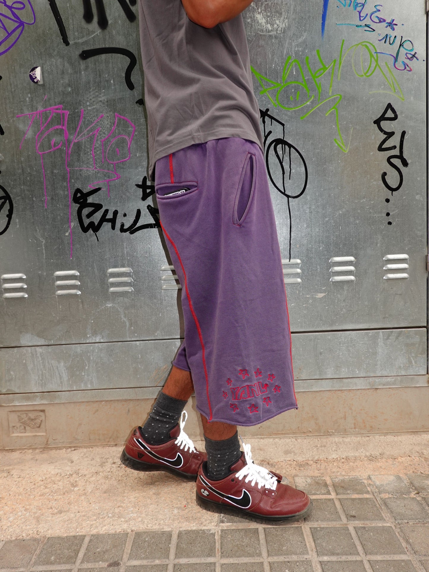Star Long-Length Sweat Shorts