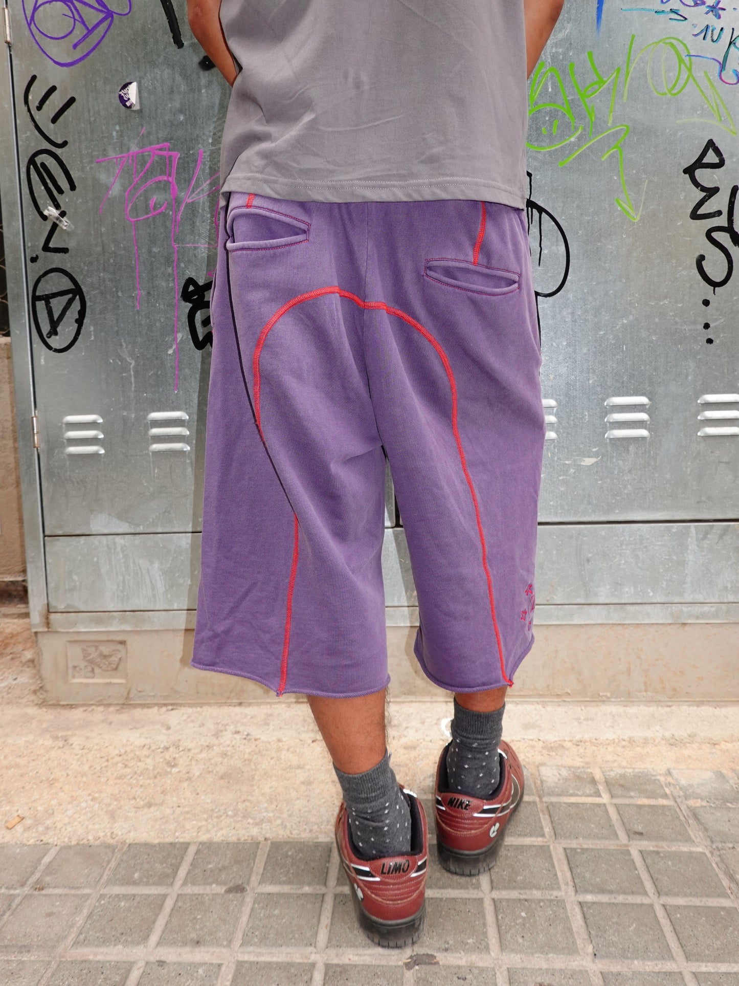 Star Long-Length Sweat Shorts
