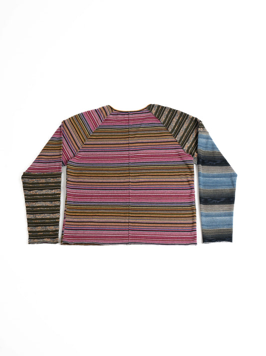 Irregular Striped Long Sleeve Tee