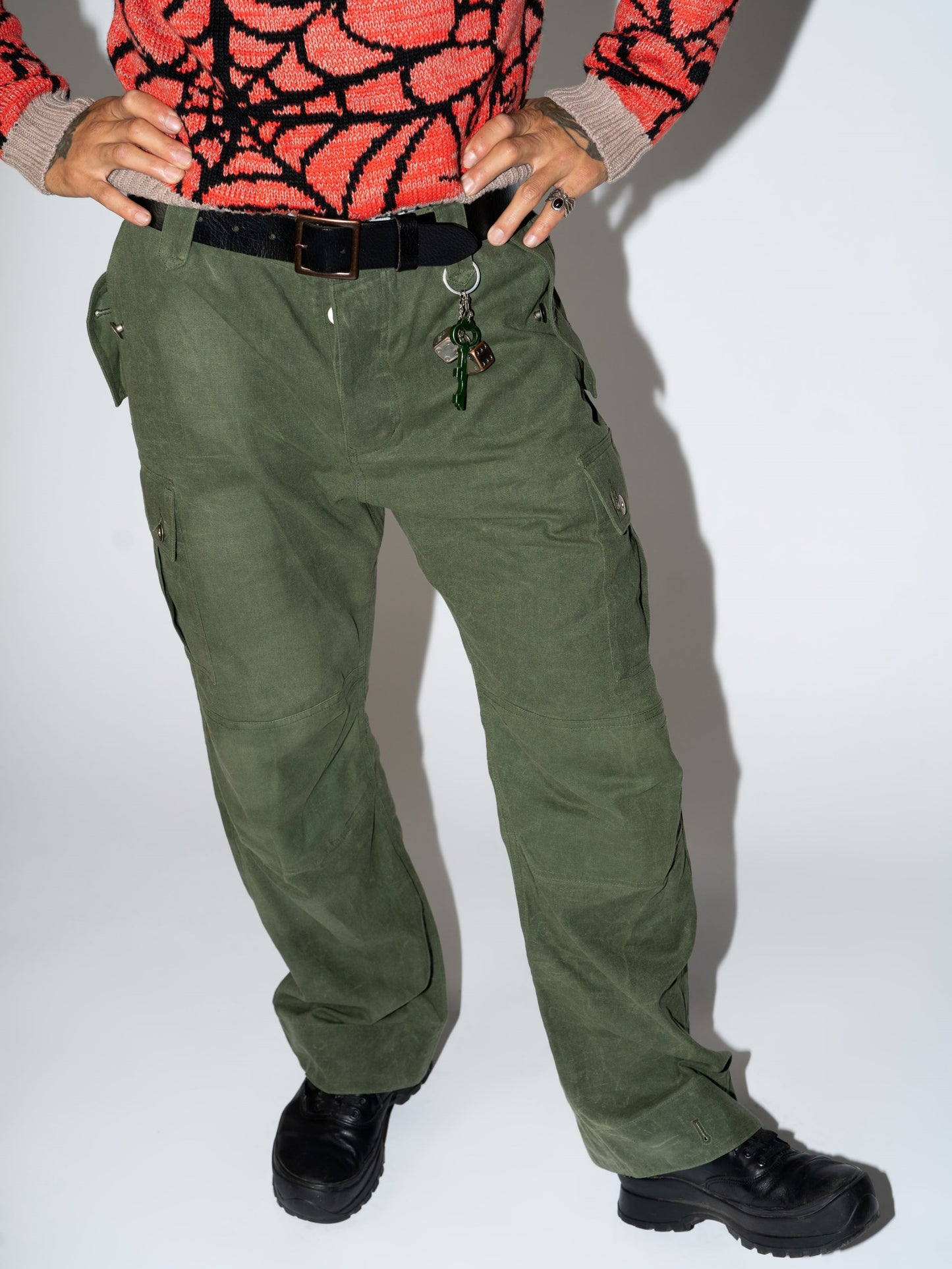 Wet Wax Work Pants