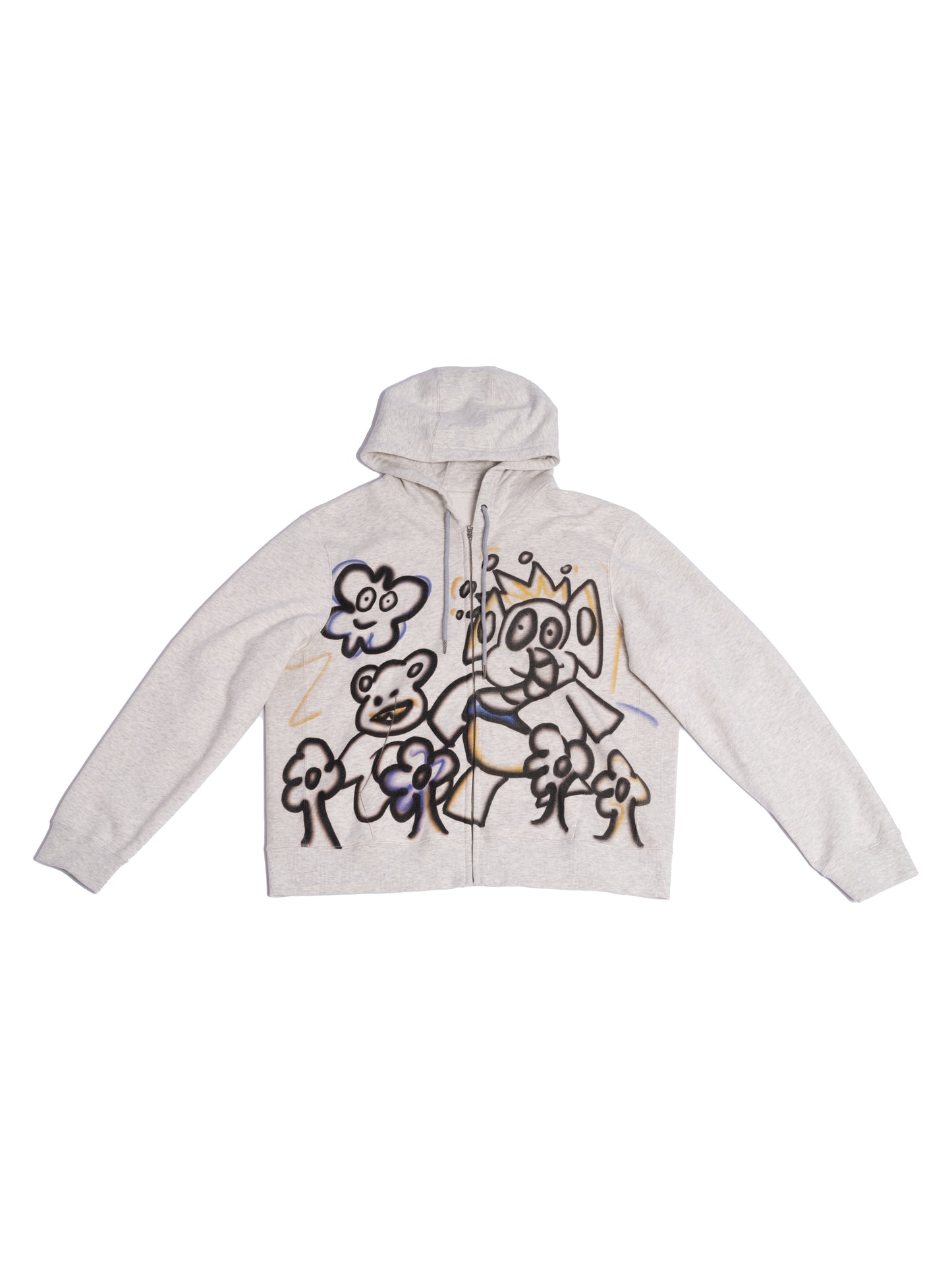 Yan L. Flower Thief Zip-up Hoodie