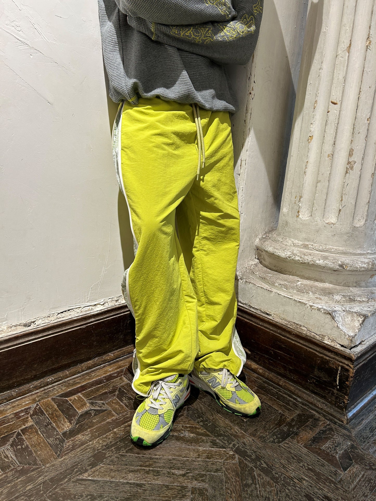Neon Mesh Trackpants