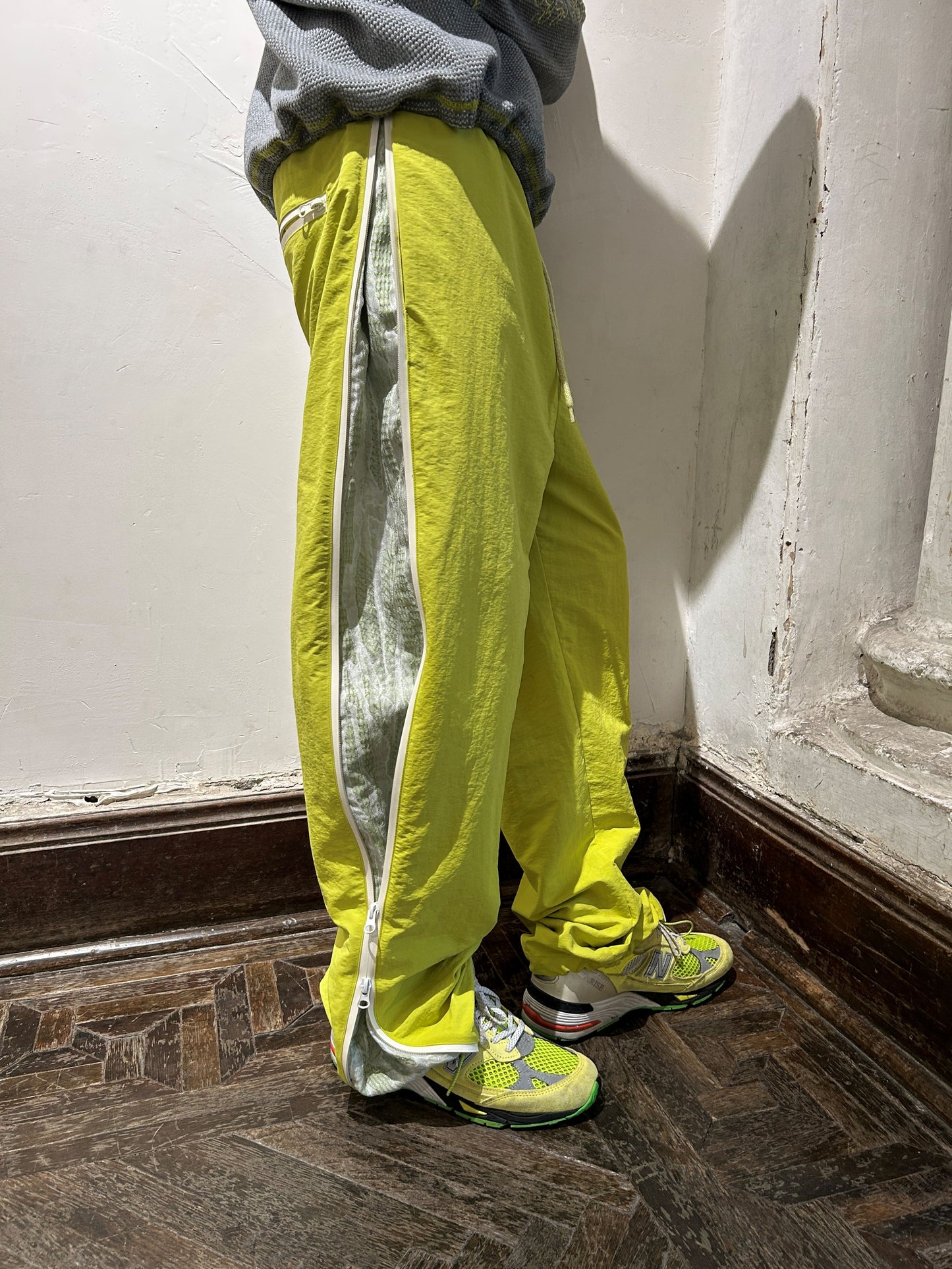 Neon Mesh Trackpants