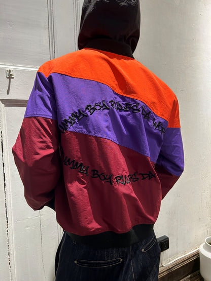 Diagonal Patchwork Jacket