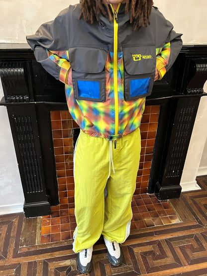 Neon Mesh Trackpants