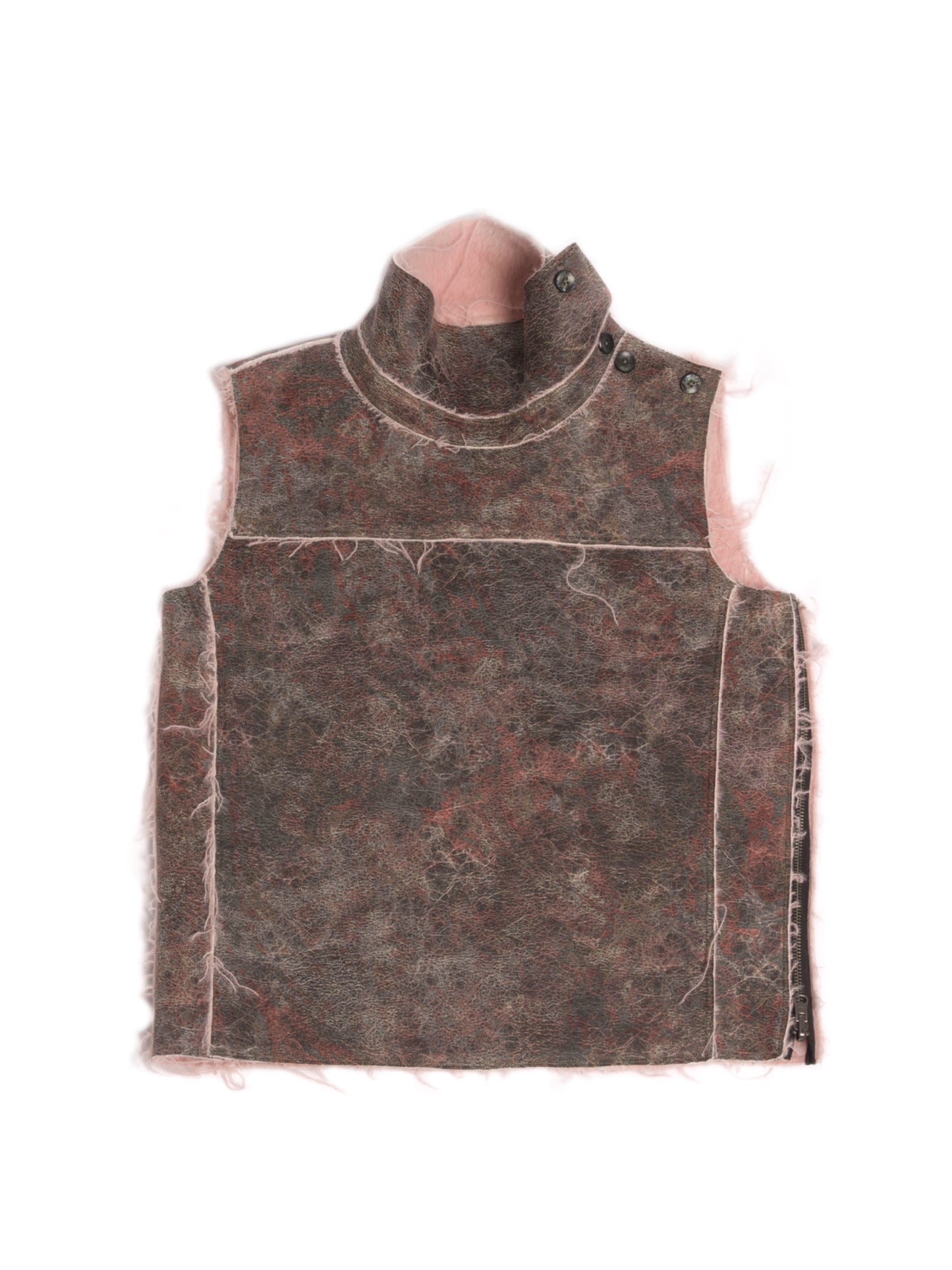 Yan L. Shearling Reversible Vest