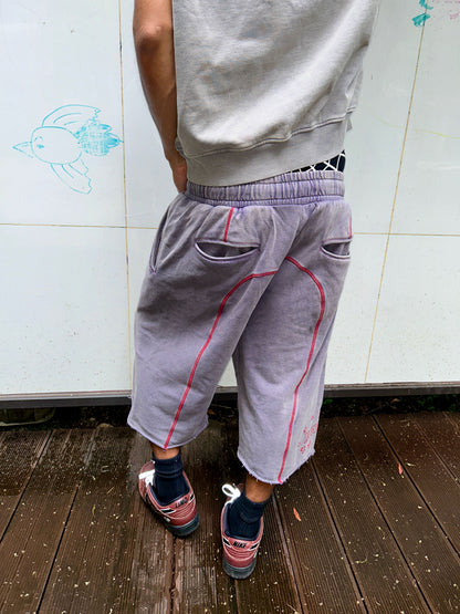 Star Long-Length Sweat Shorts